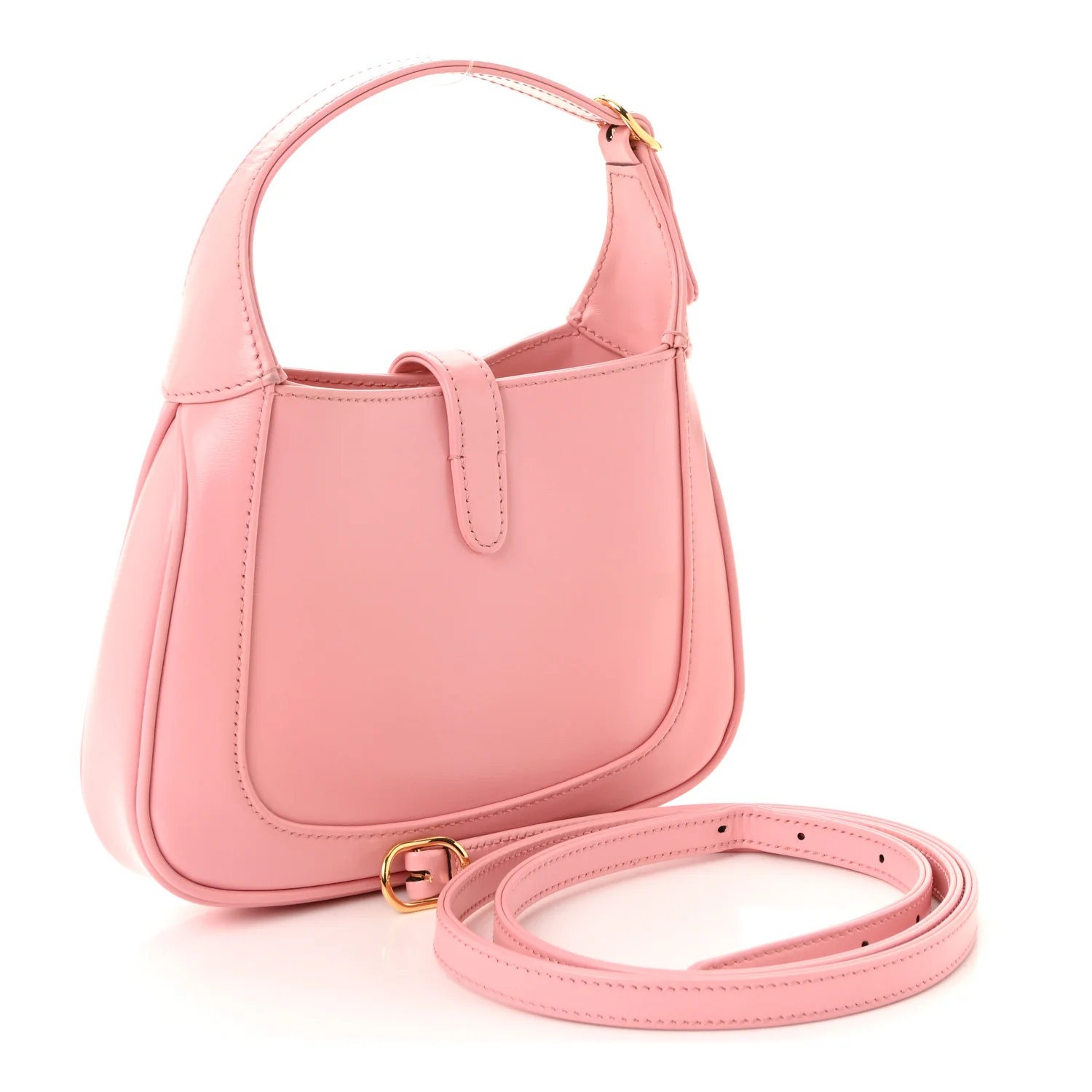 Boarded Dyana Lux Calfskin Mini Jackie 1961 Hobo Wild Rose - Image 3