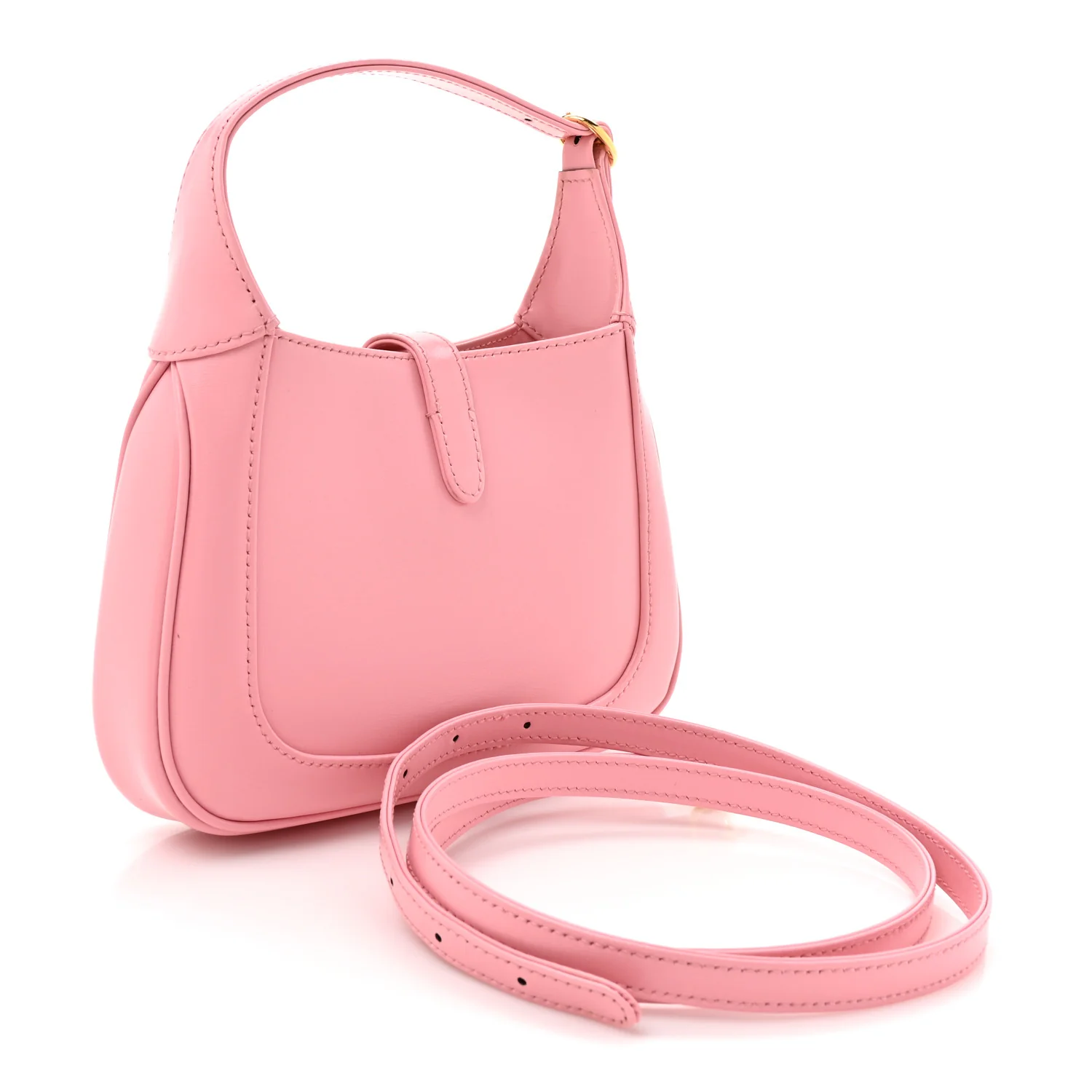 Boarded Dyana Lux Calfskin Mini Jackie 1961 Hobo Wild Rose - Image 3