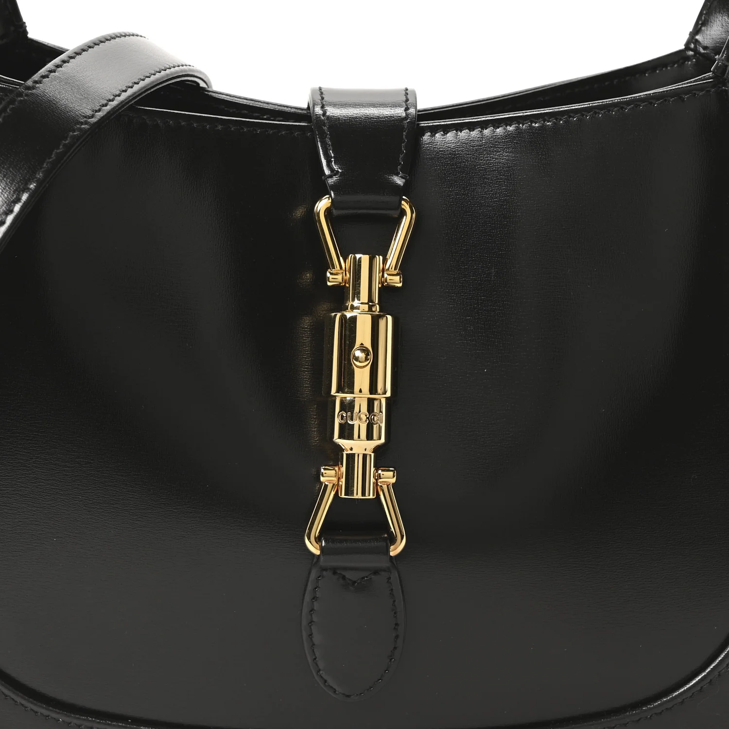 Boarded Dyana Lux Calfskin Small Jackie 1961 Hobo Black - Image 8