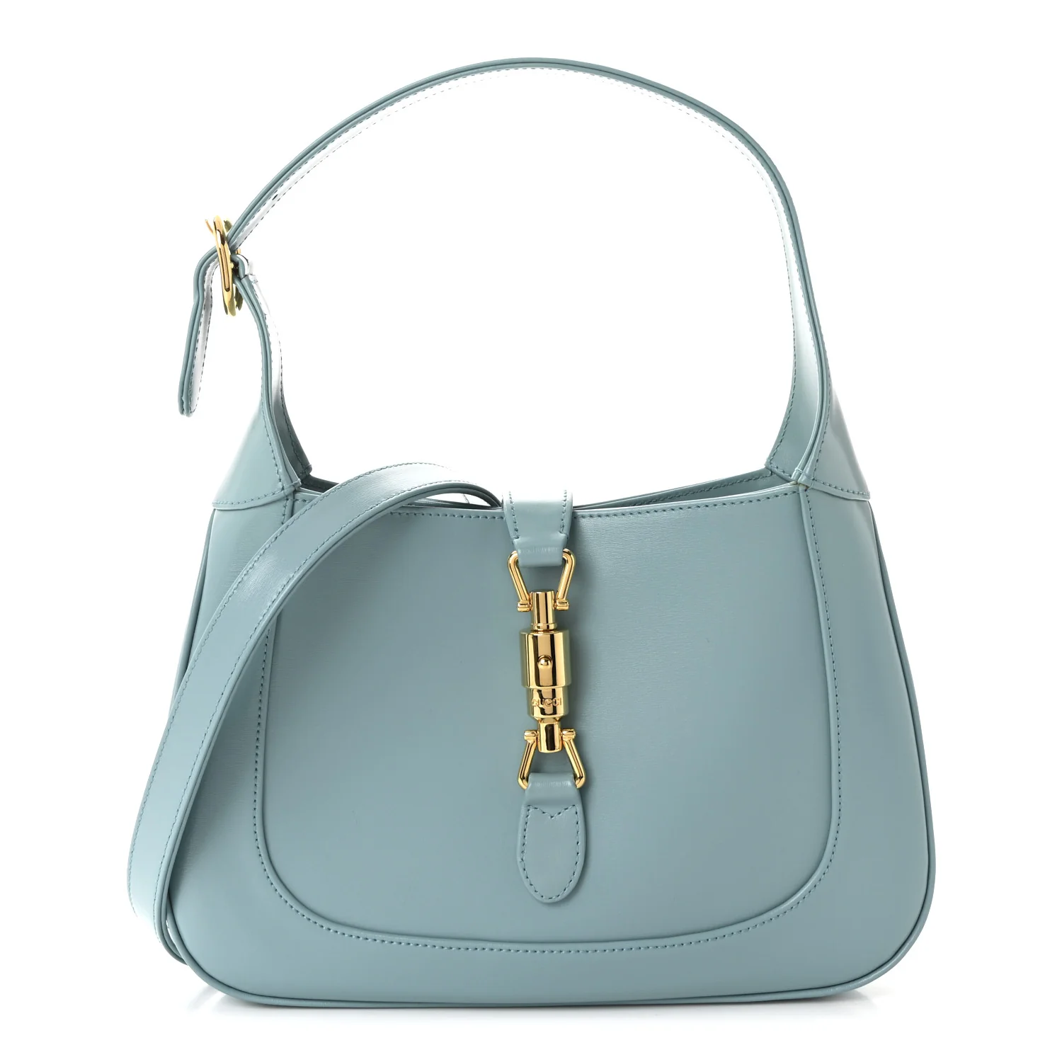 Boarded Dyana Lux Calfskin Small Jackie 1961 Hobo Dusty Azure