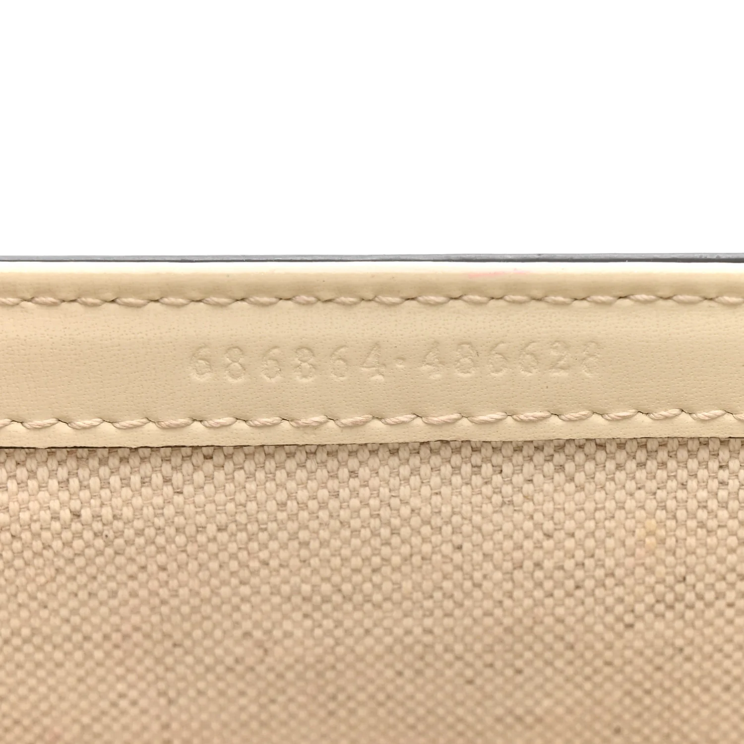 Boarded Dyana Lux Calfskin Web Mini Bamboo 1947 Top Handle Bag  Mystic White - Image 7
