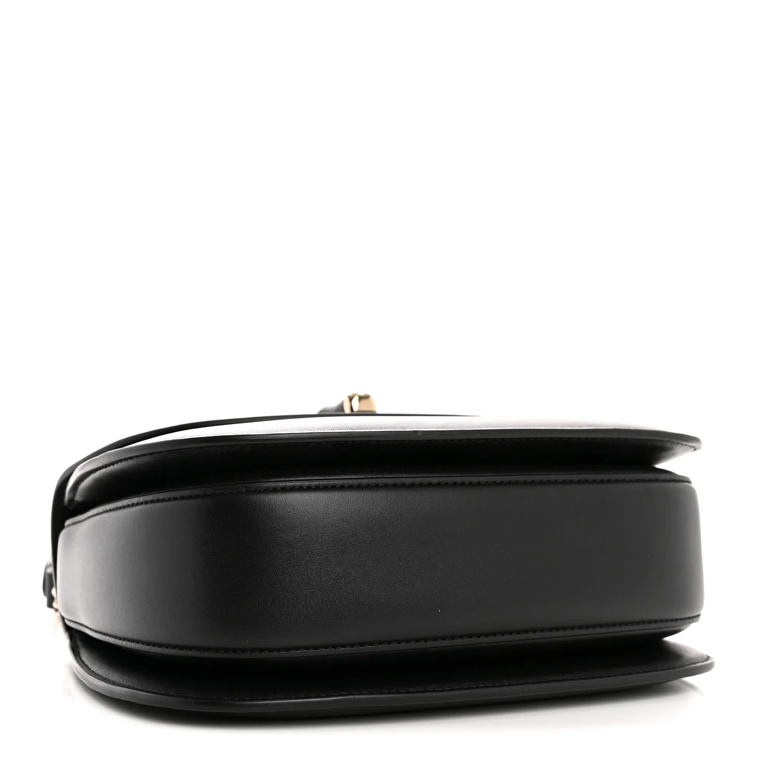 Boarded Dyana Lux Calfskin Web Monochrome Small Bamboo 1947 Top Handle Bag Black - Image 5