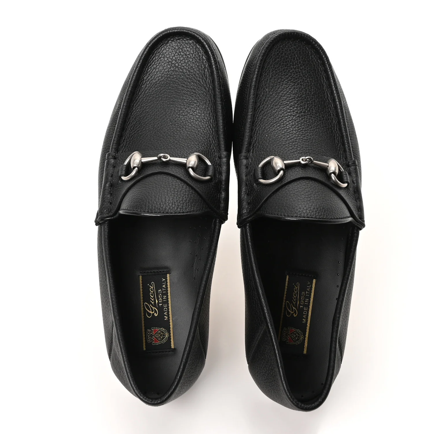 Bryanne Calfskin Mens 1953 Horsebit Loafers 9 Black - Image 2