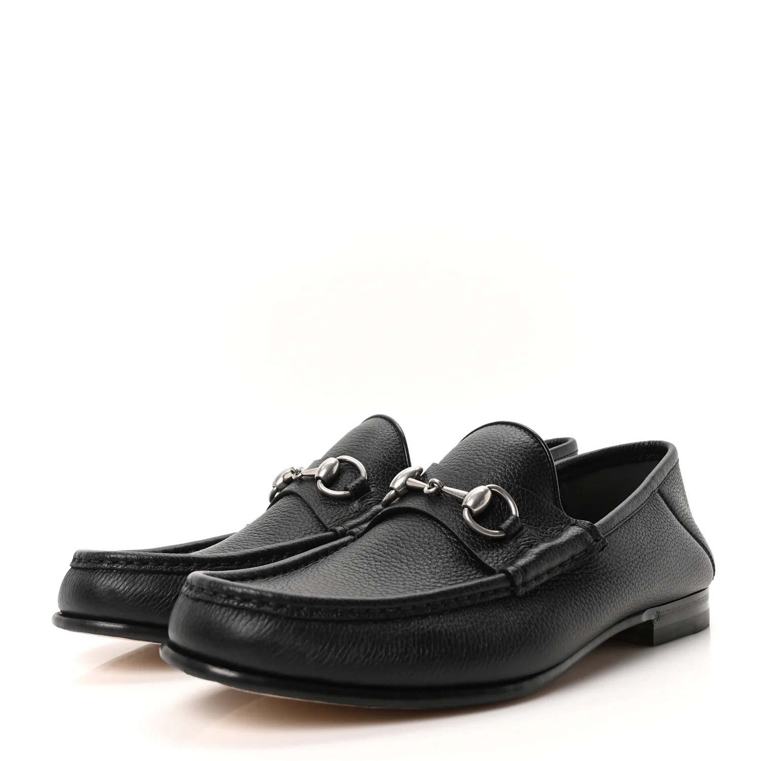 Bryanne Calfskin Mens 1953 Horsebit Loafers 9 Black - Image 4
