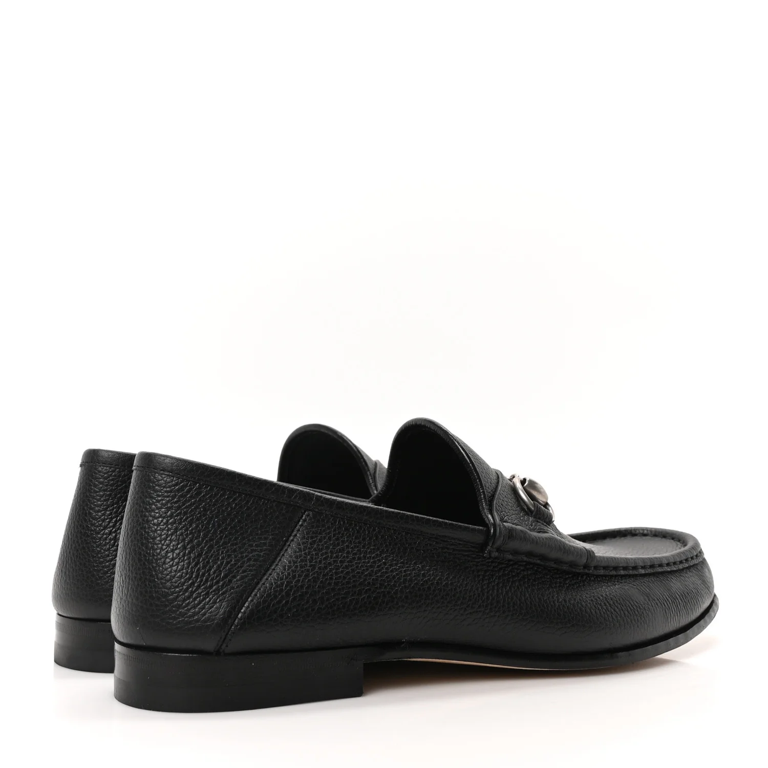 Bryanne Calfskin Mens 1953 Horsebit Loafers 9 Black - Image 5