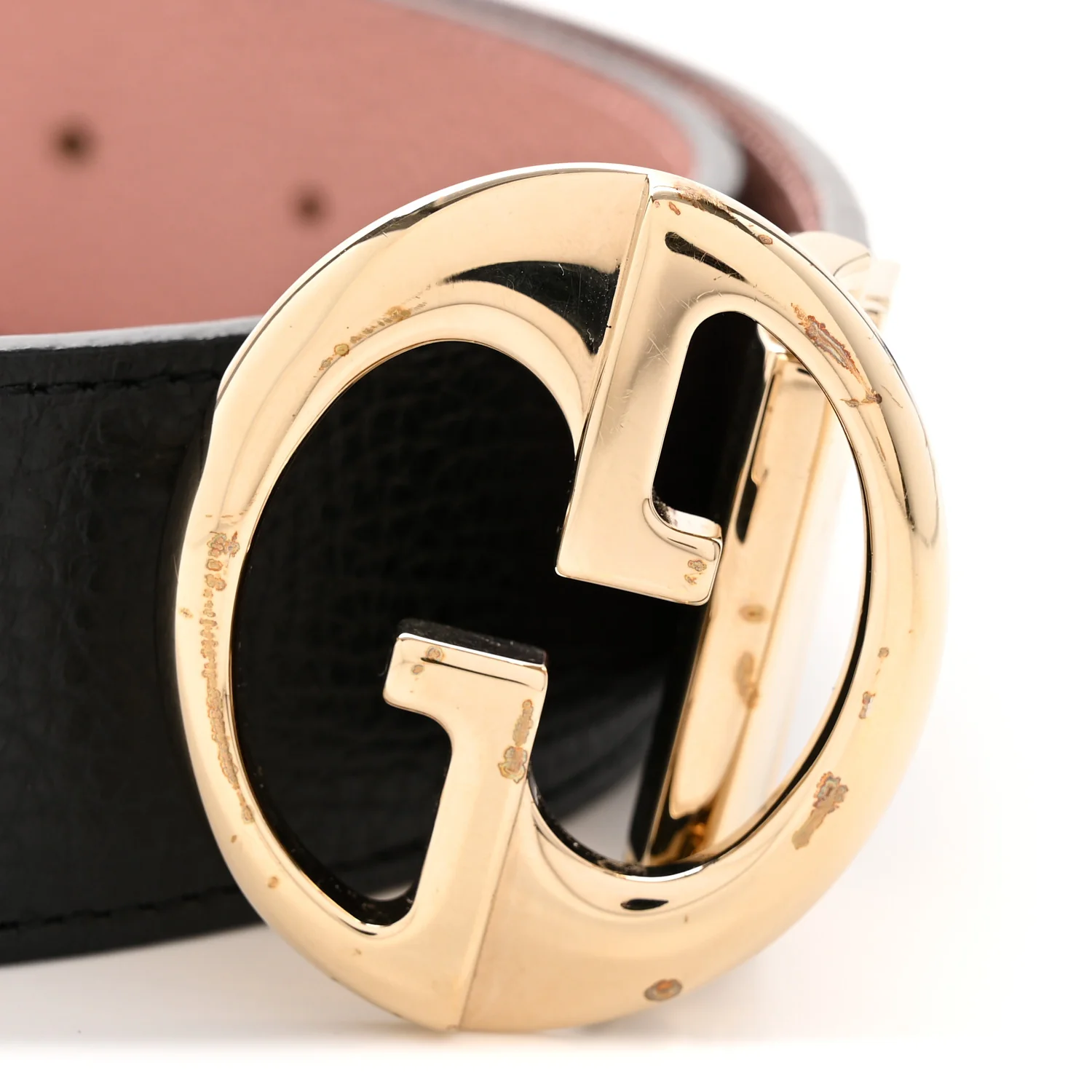 Calfskin 1973 Reversible Belt 90 36 Black Pink - Image 8