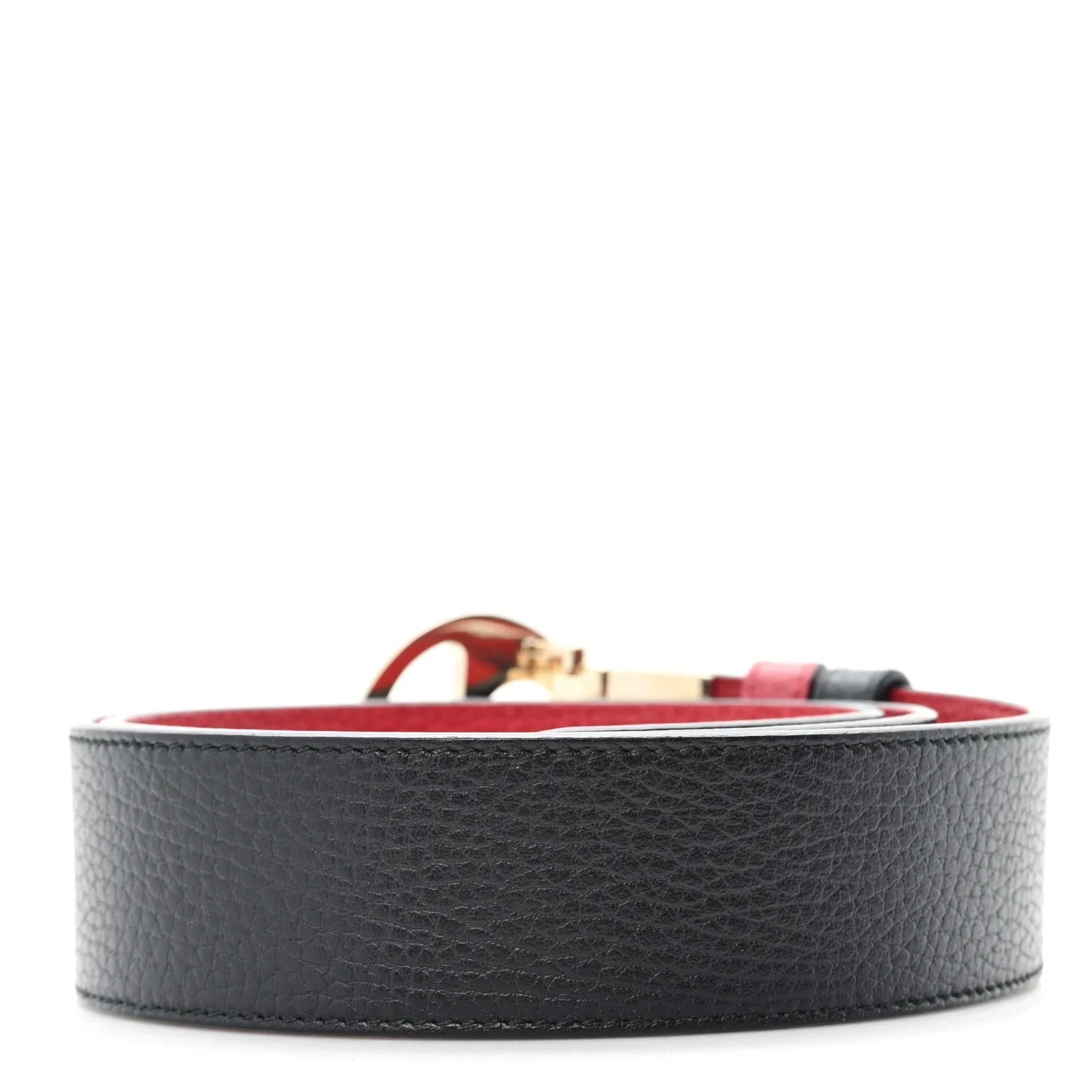 Calfskin 1973 Reversible Belt 90 36 Black Red - Image 2