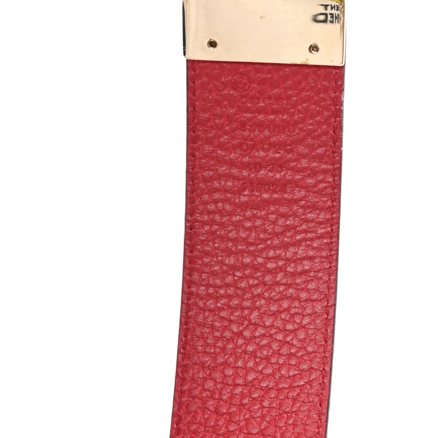 Calfskin 1973 Reversible Belt 90 36 Black Red - Image 3