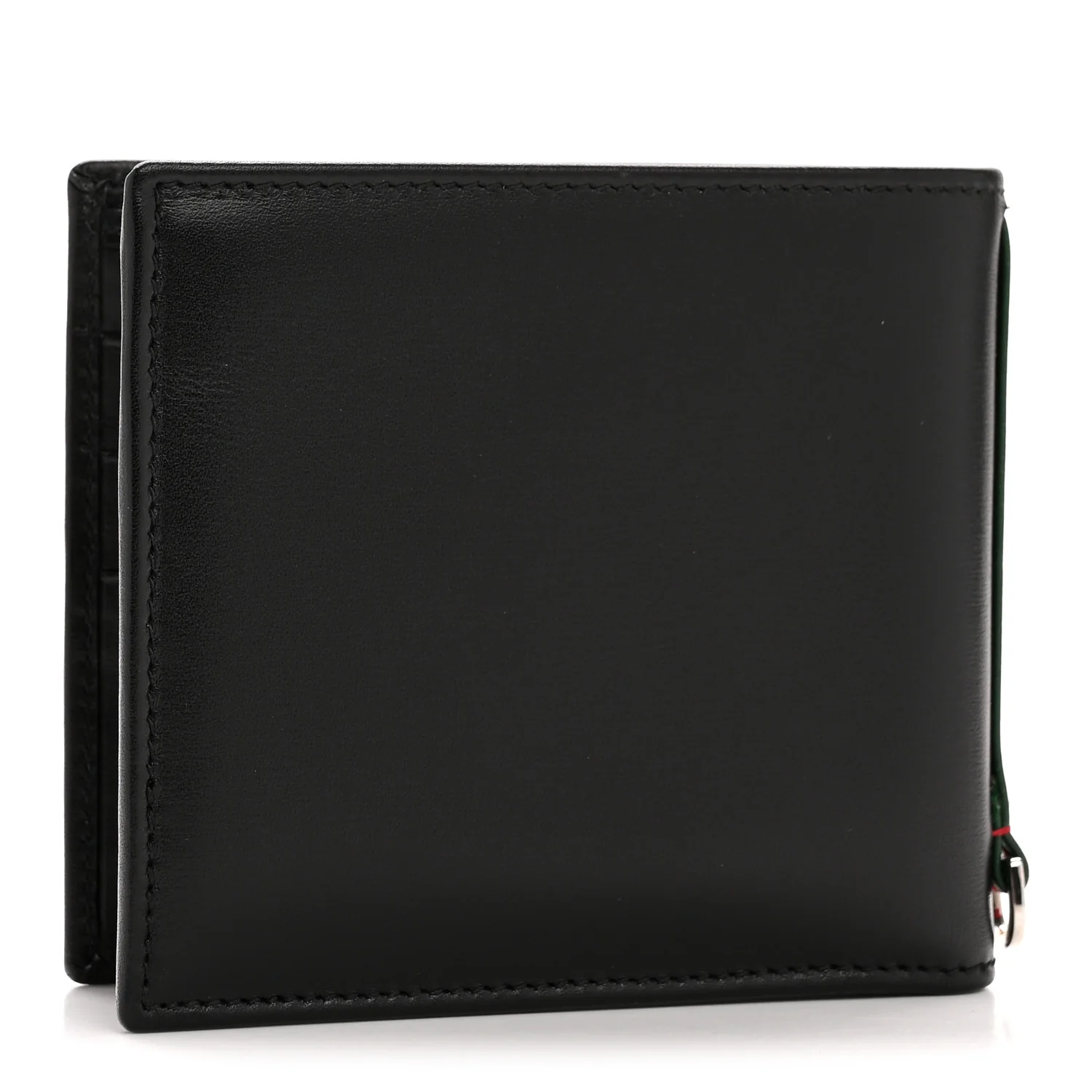 Calfskin Abbey Men's Wallet Black - Image 3