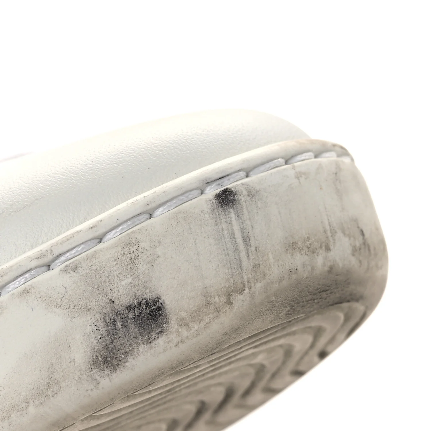 Calfskin Ayers Bee Embroidered Womens Ace Sneakers 36 White Green - Image 14