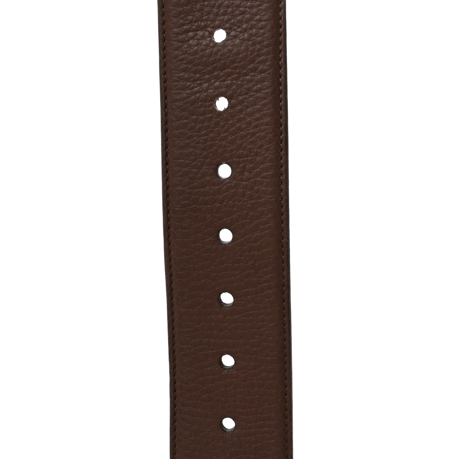 Calfskin Bamboo Buckle Belt 80 32 Brown - Image 4