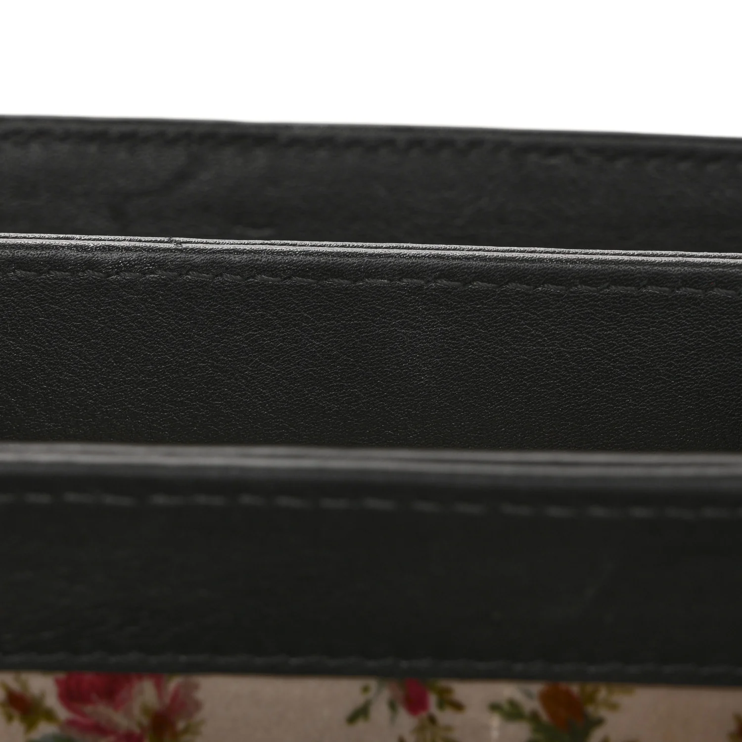 Calfskin Bamboo Mini Thiara Top Handle Bag Black - Image 11