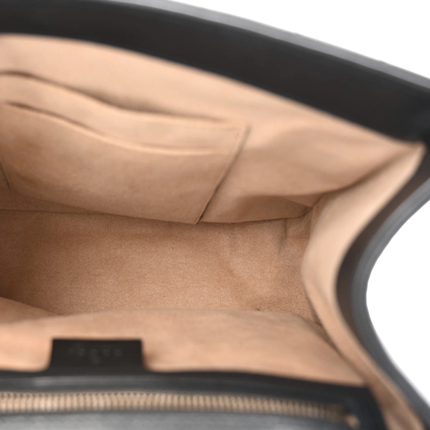 Calfskin Bamboo Trapuntata Queen Margaret Backpack Mystic White Black - Image 6