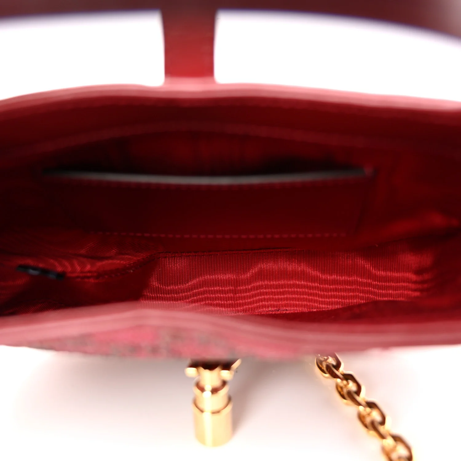 Calfskin Beaded Embroidery GG Monogram Mini Jackie 1961 Cherry Red - Image 5