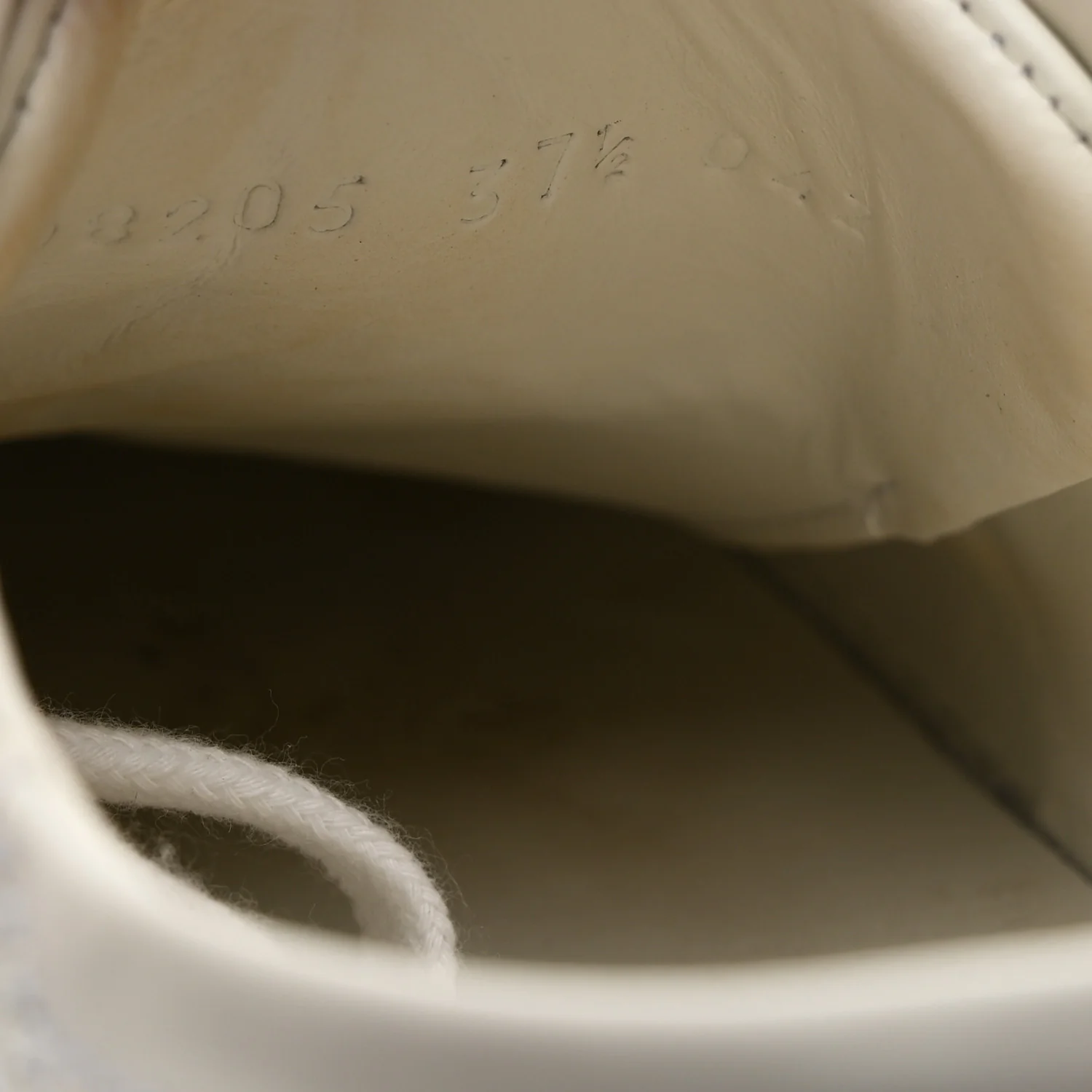 Calfskin Bee Star Embroidered Sylvie Web Ace Sneakers 37.5 White - Image 10