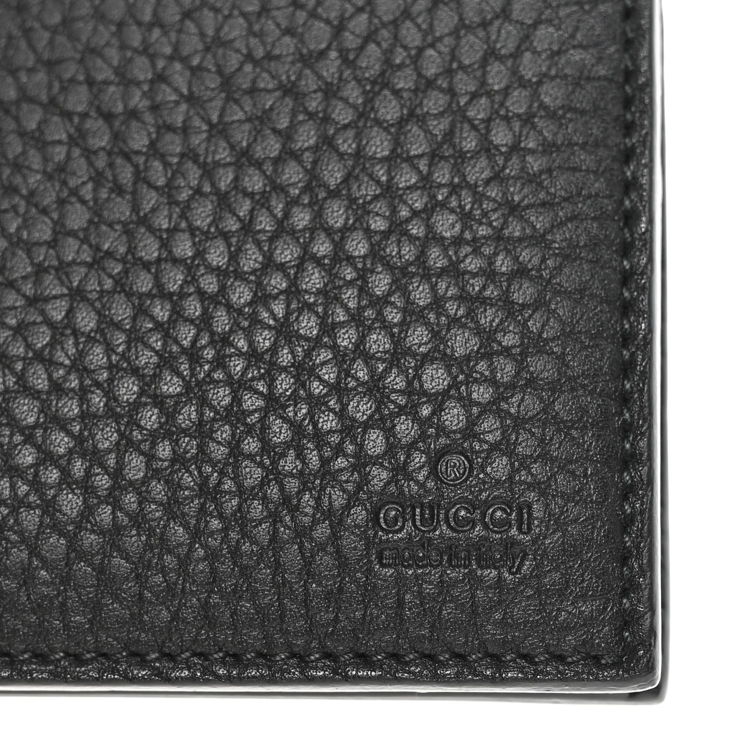 Calfskin Bi-Fold Wallet Black - Image 6