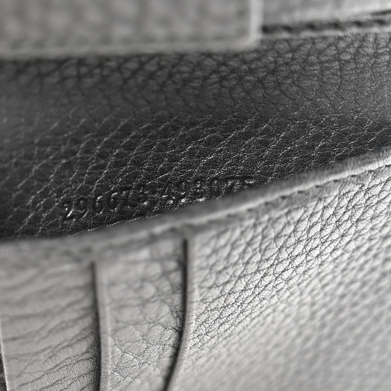 Calfskin Bi-Fold Wallet Black - Image 7