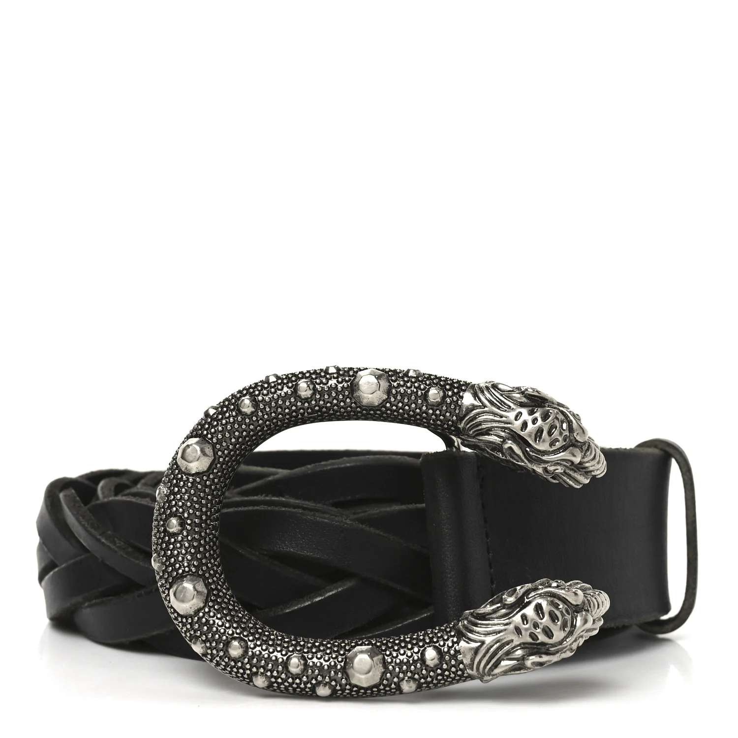 Calfskin Braided Dionysus Belt 115 46 Black