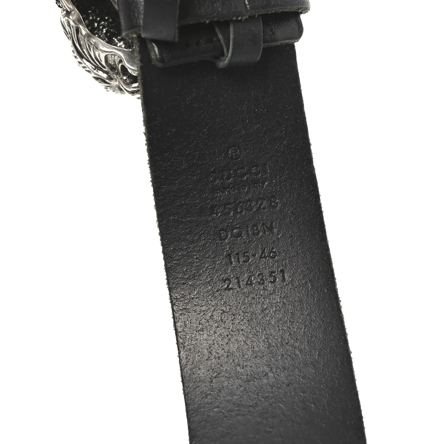 Calfskin Braided Dionysus Belt 115 46 Black - Image 3