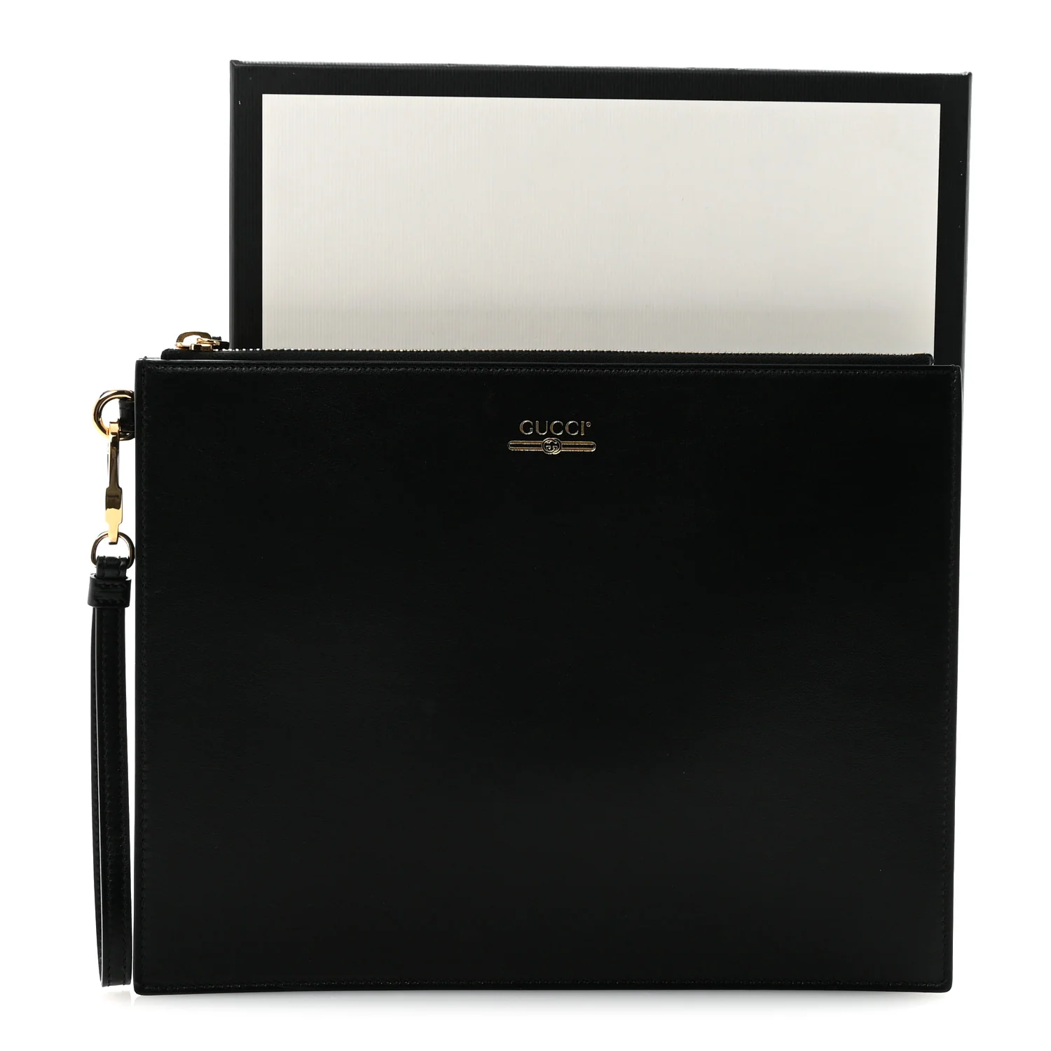 Calfskin Clutch Black - Image 13