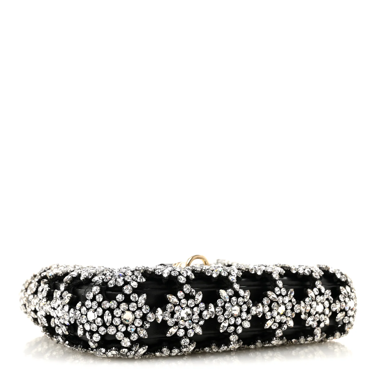 Calfskin Crystal Mini Jackie Notte Bag Black - Image 4