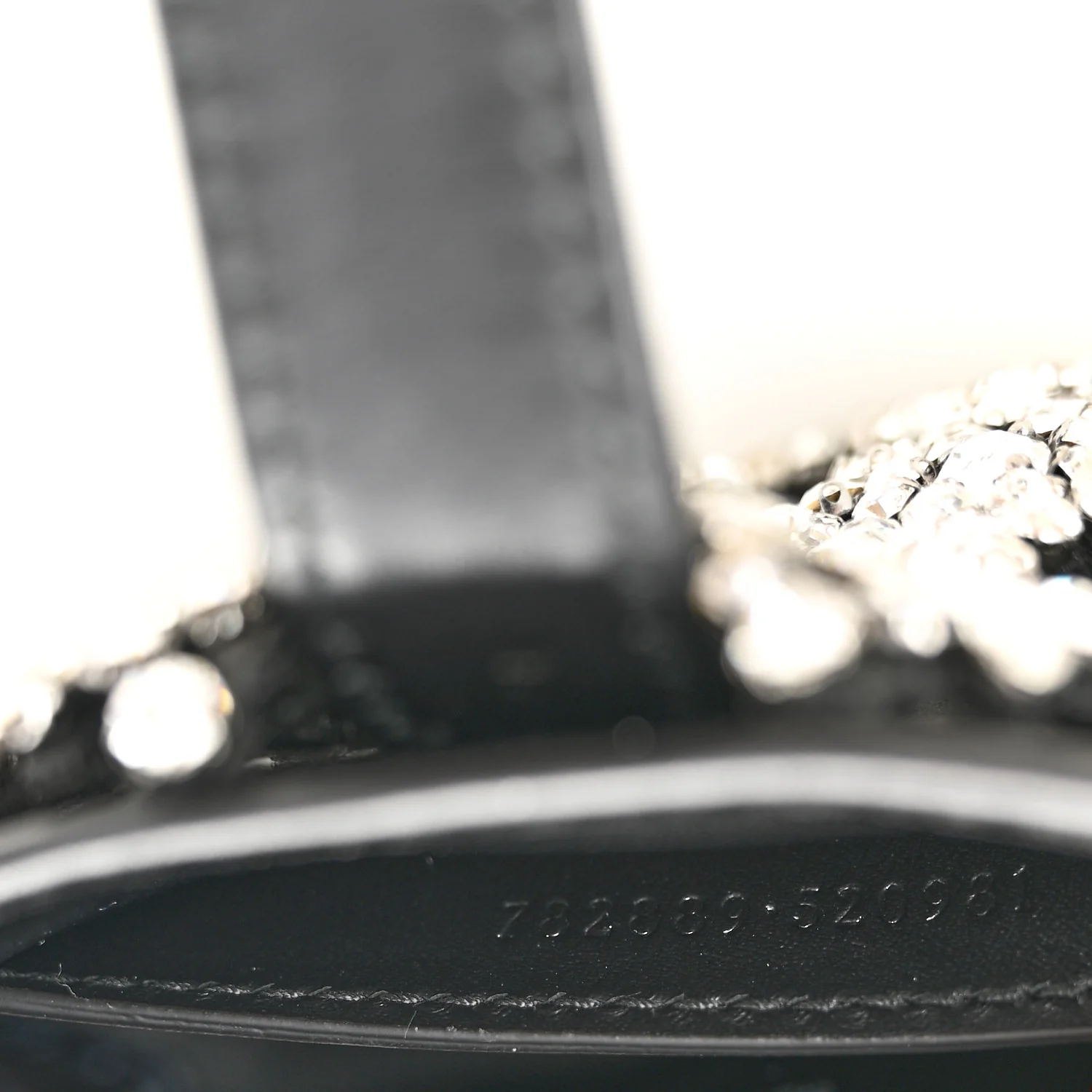 Calfskin Crystal Mini Jackie Notte Bag Black - Image 7