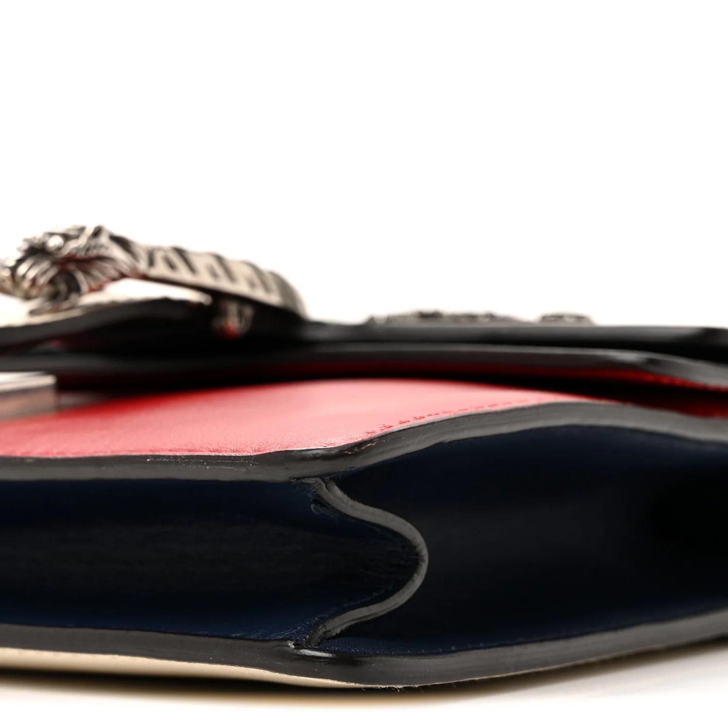 Calfskin Crystal Snake Embroidered Mini Dionysus Shoulder Bag Mystic White Hibiscus Red Blue Agata - Image 28