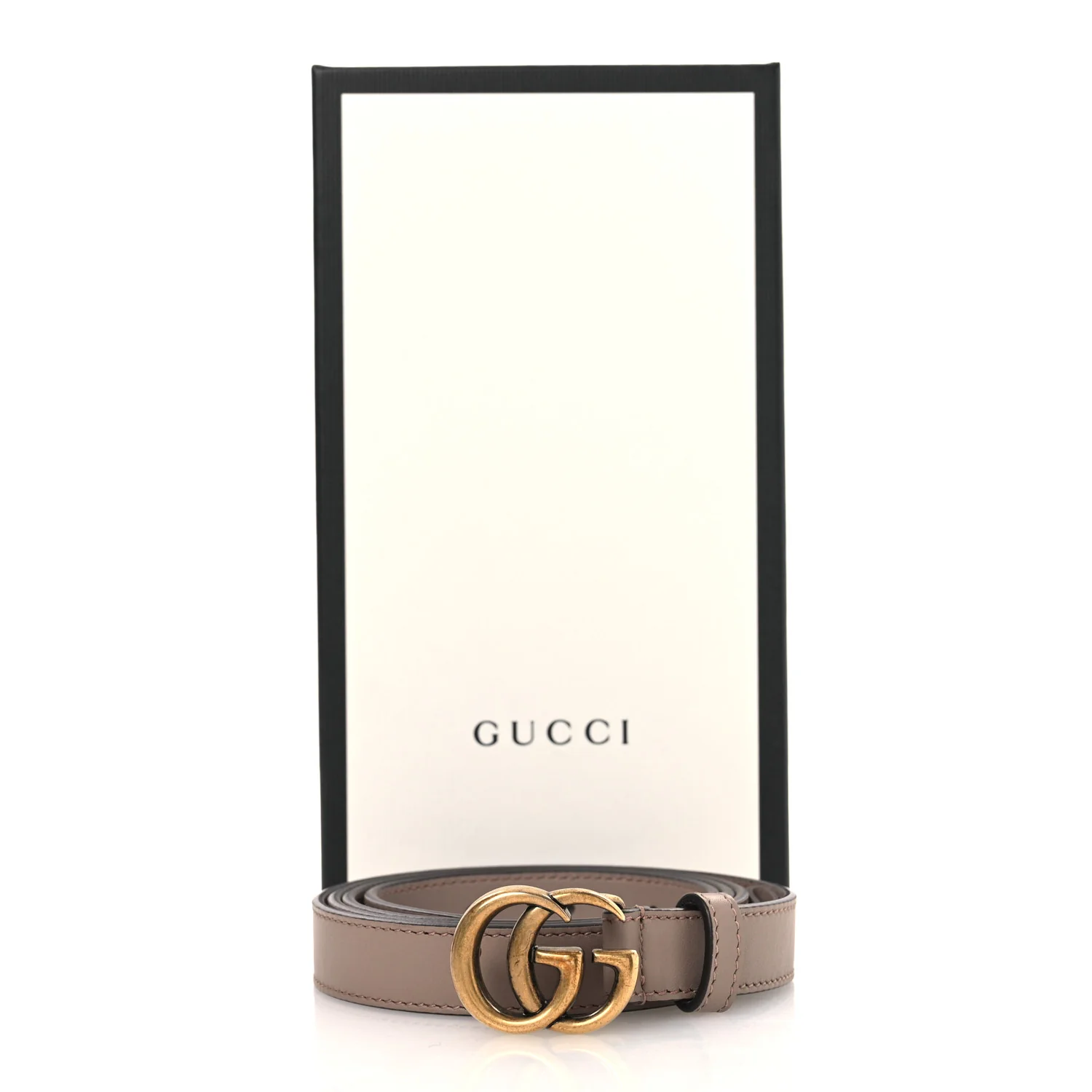 Calfskin Double G 20mm Belt 105 42 Porcelain Rose - Image 6