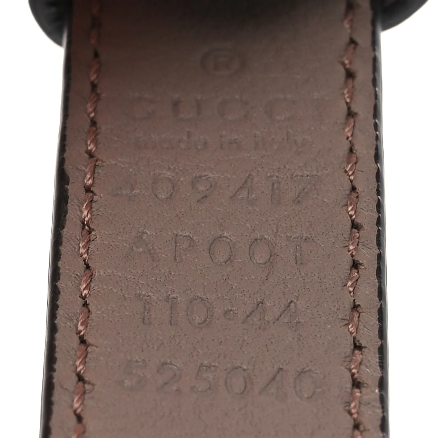 Calfskin Double G 20mm Belt 110 44 Porcelain Rose - Image 5