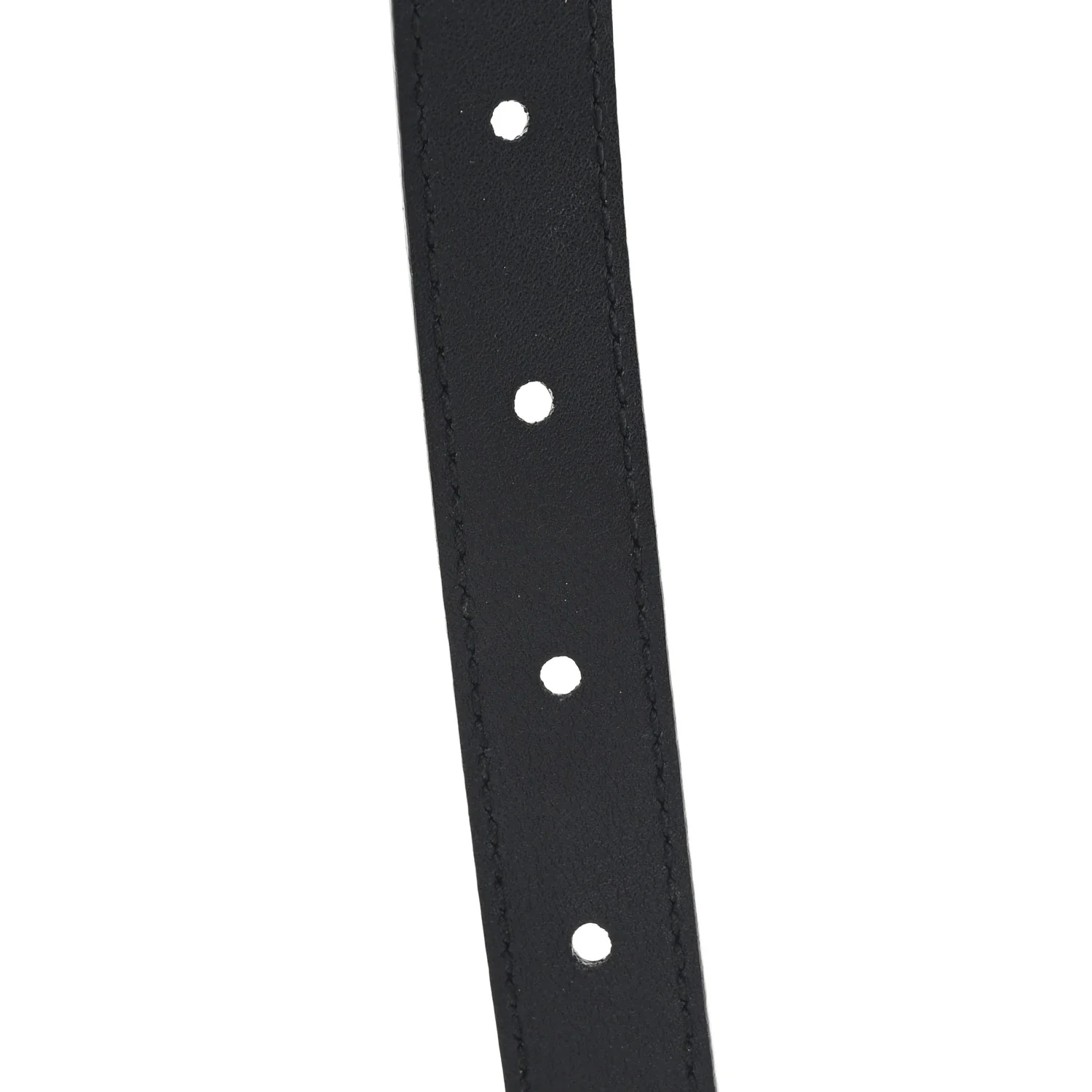 Calfskin Double G 20mm Belt 75 30 Black - Image 4