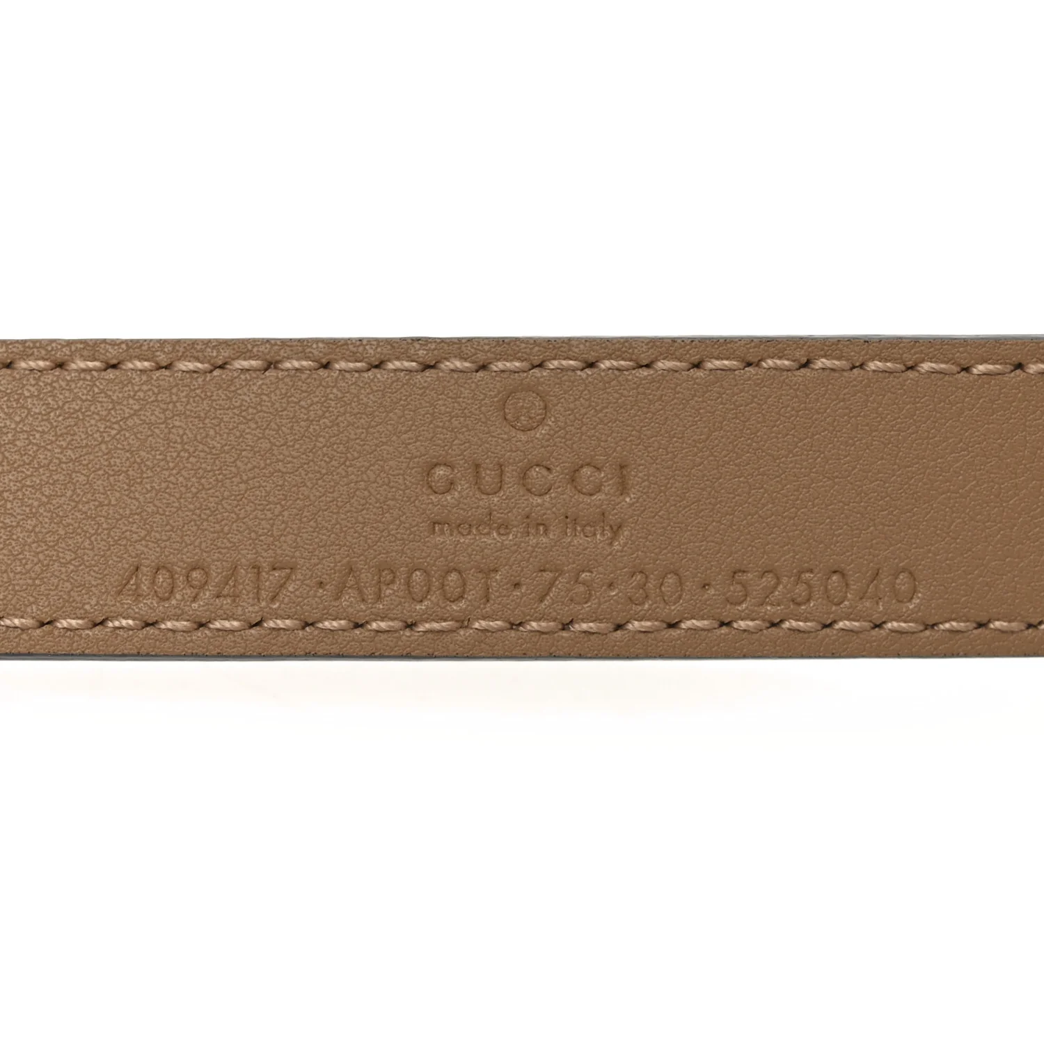 Calfskin Double G 20mm Belt 75 30 Porcelain Rose - Image 4