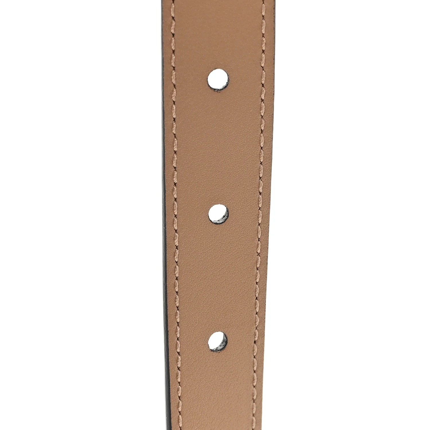 Calfskin Double G 20mm Belt 85 34 Natural Tan - Image 4