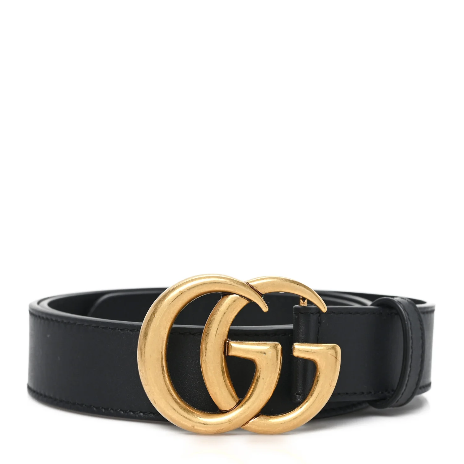 Calfskin Double G 25mm Belt 85 34 Black