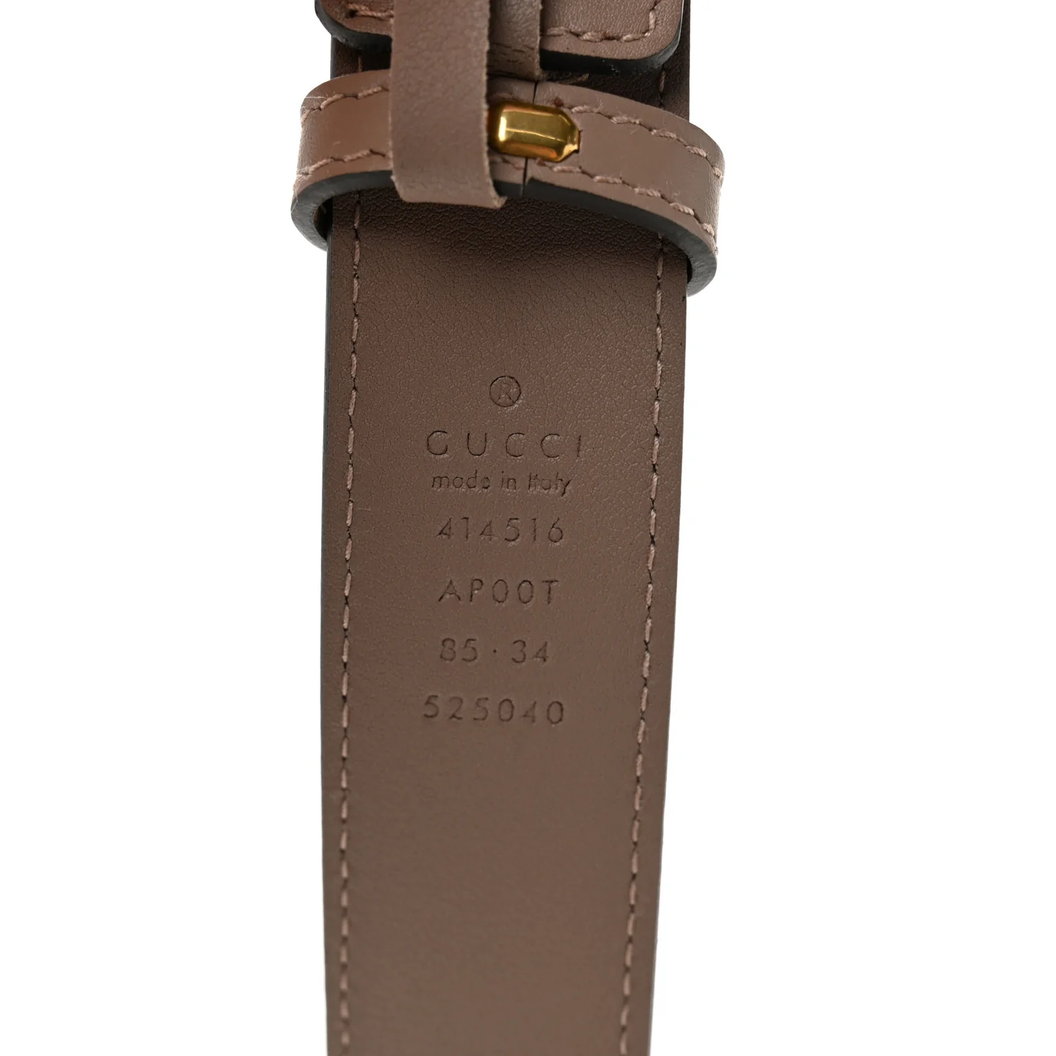 Calfskin Double G 30mm 85 34 Belt Porcelain Rose - Image 3