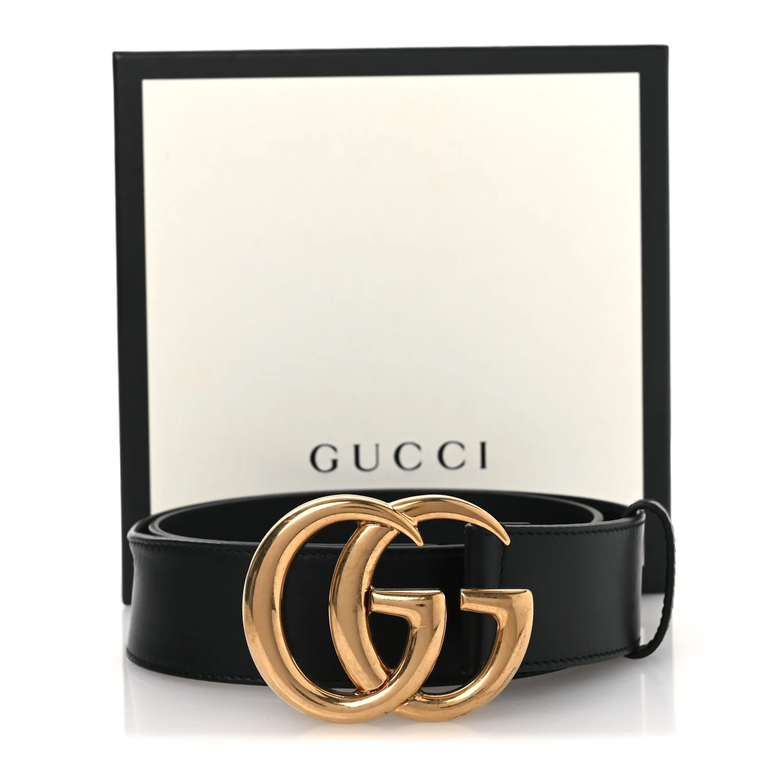 Calfskin Double G 30mm Belt 70 28 Black - Image 6