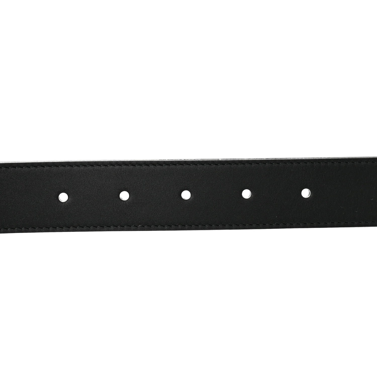Calfskin Double G 30mm Belt 75 30 Black - Image 3