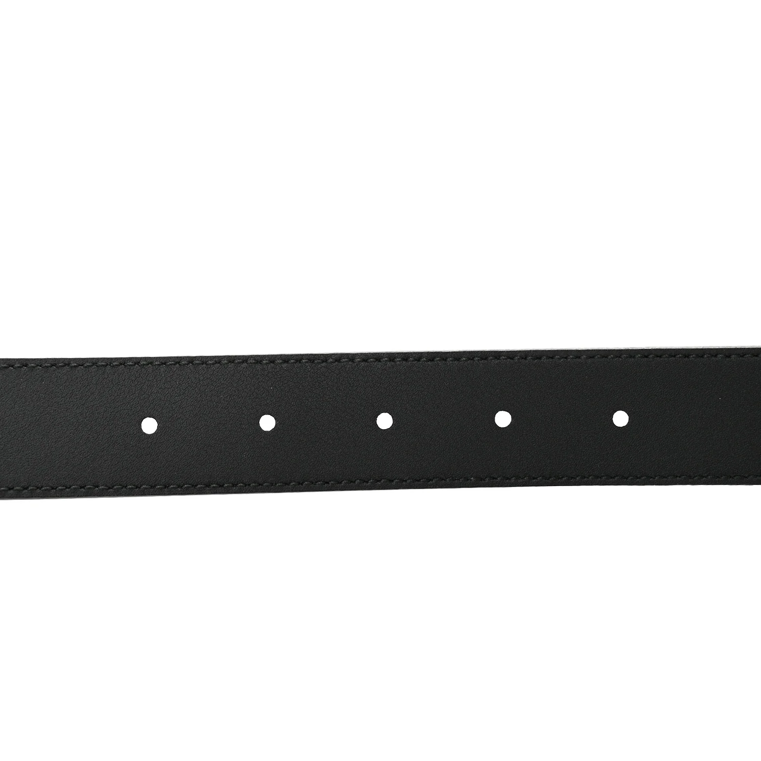 Calfskin Double G 30mm Belt 75 30 Black - Image 4