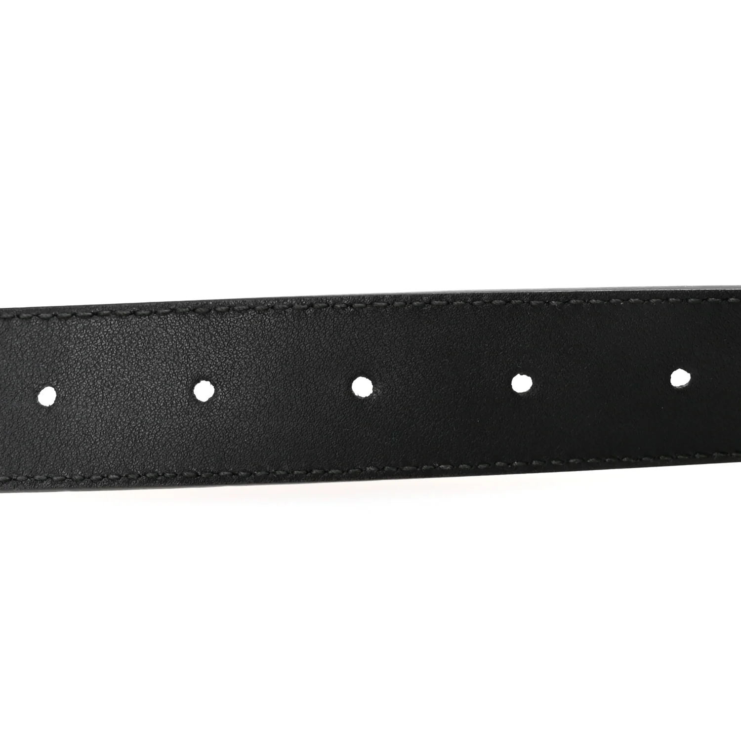 Calfskin Double G 30mm Belt 80 32 Black - Image 4