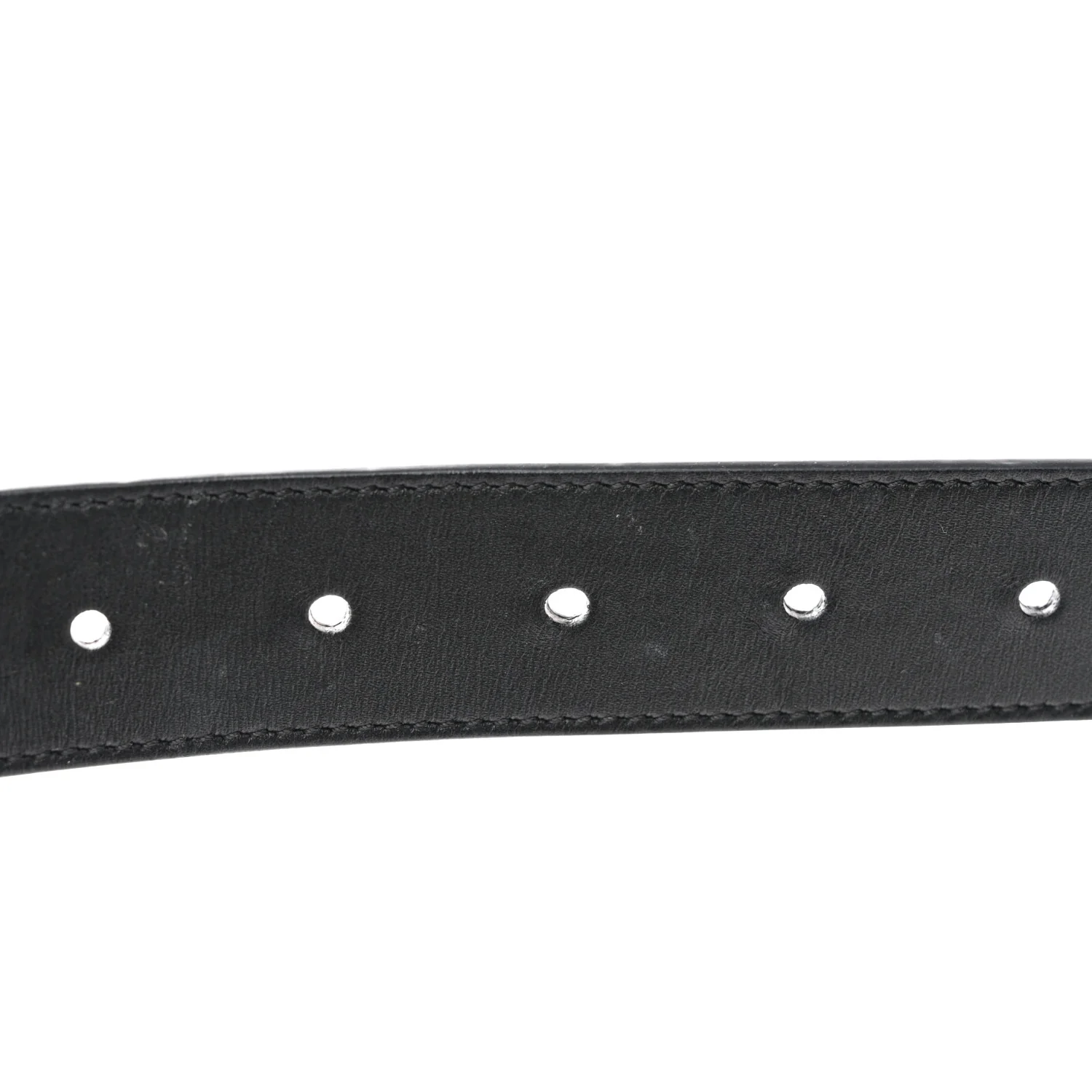 Calfskin Double G 30mm Belt 80 32 Black - Image 5