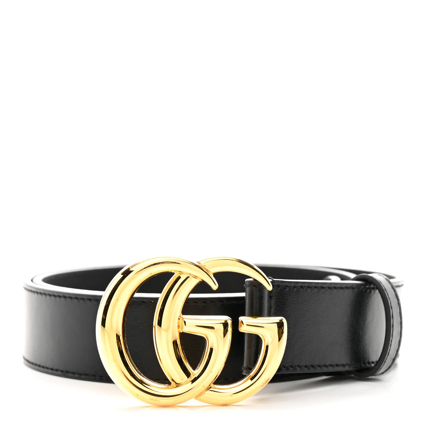 Calfskin Double G 30mm Belt 80 32 Black