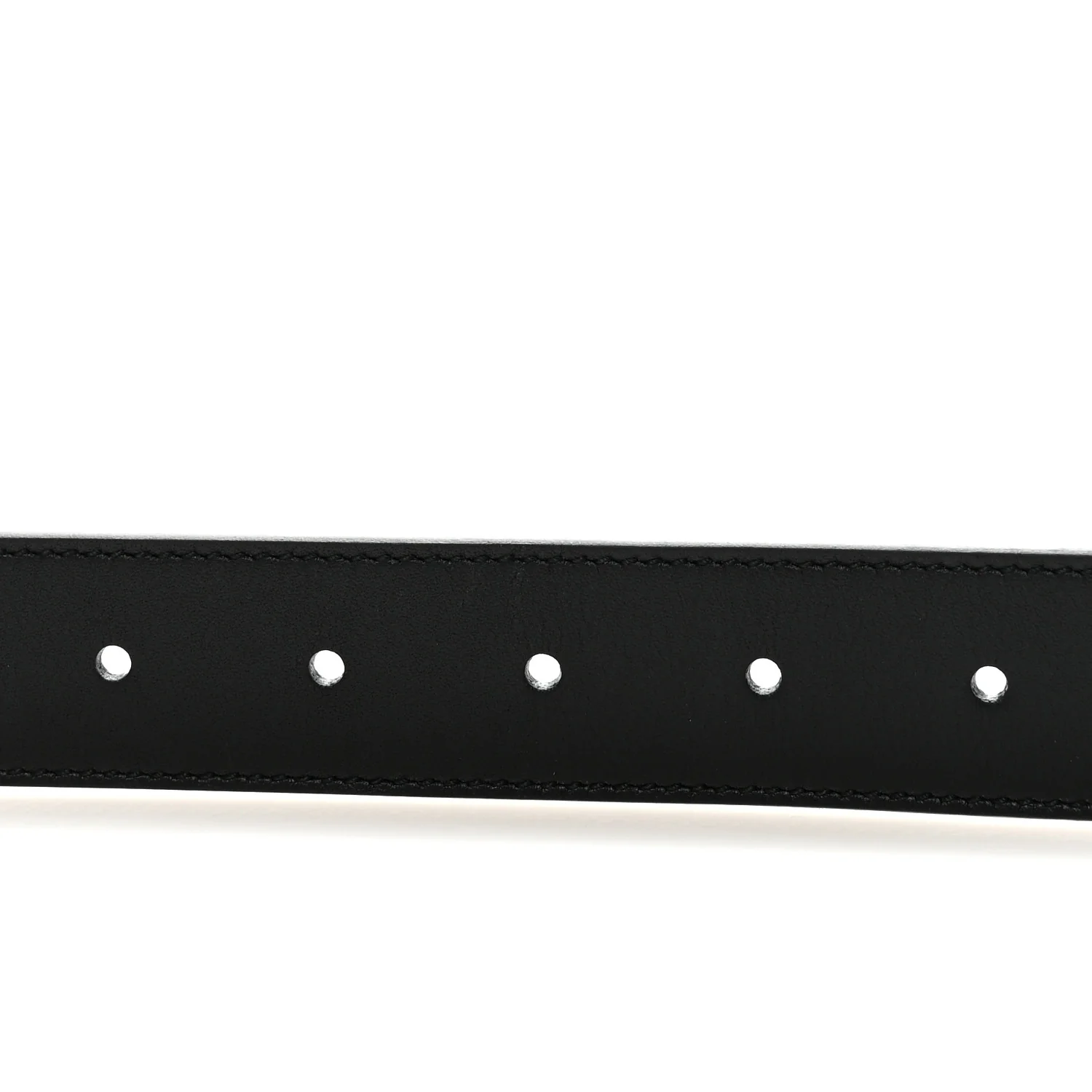 Calfskin Double G 30mm Belt 85 34 Black - Image 4