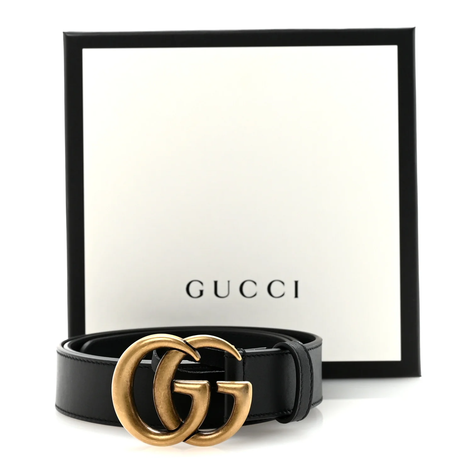 Calfskin Double G 30mm Belt 85 34 Black - Image 6
