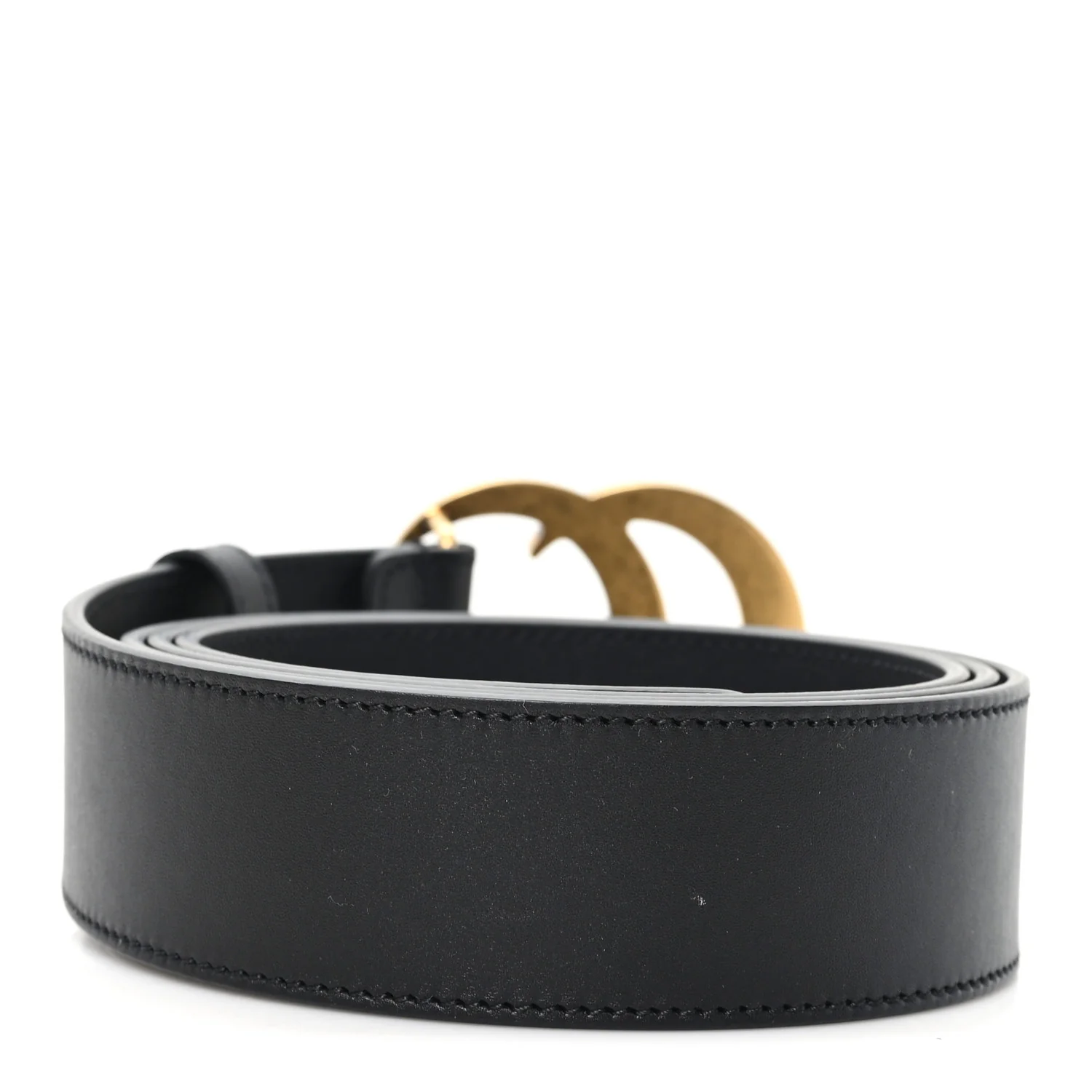 Calfskin Double G 40mm Belt 115 46 Black - Image 2