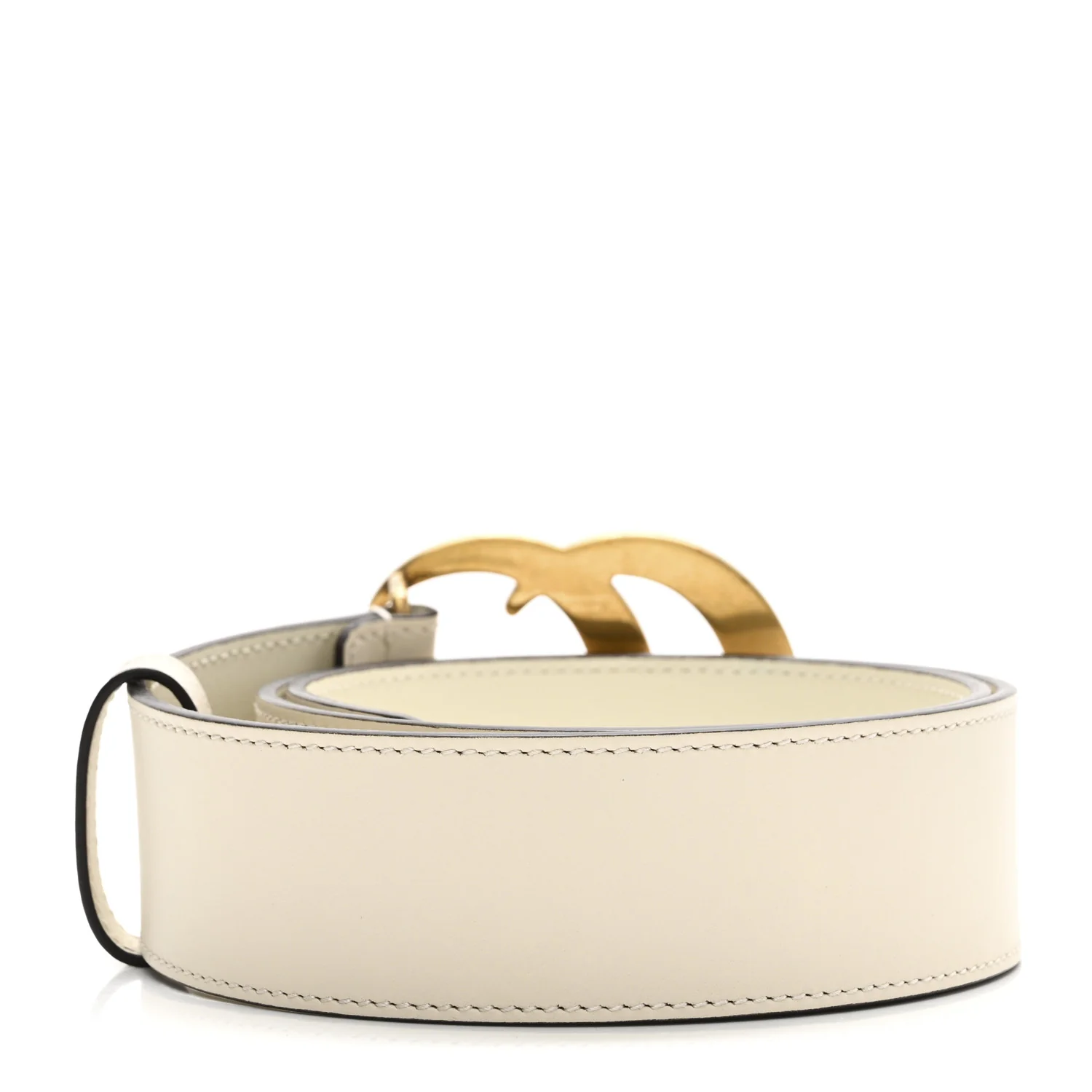 Calfskin Double G 40mm Belt 70 28 Mystic White - Image 2