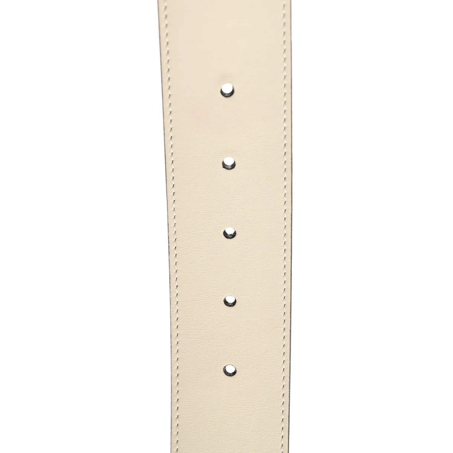 Calfskin Double G 40mm Belt 70 28 Mystic White - Image 4