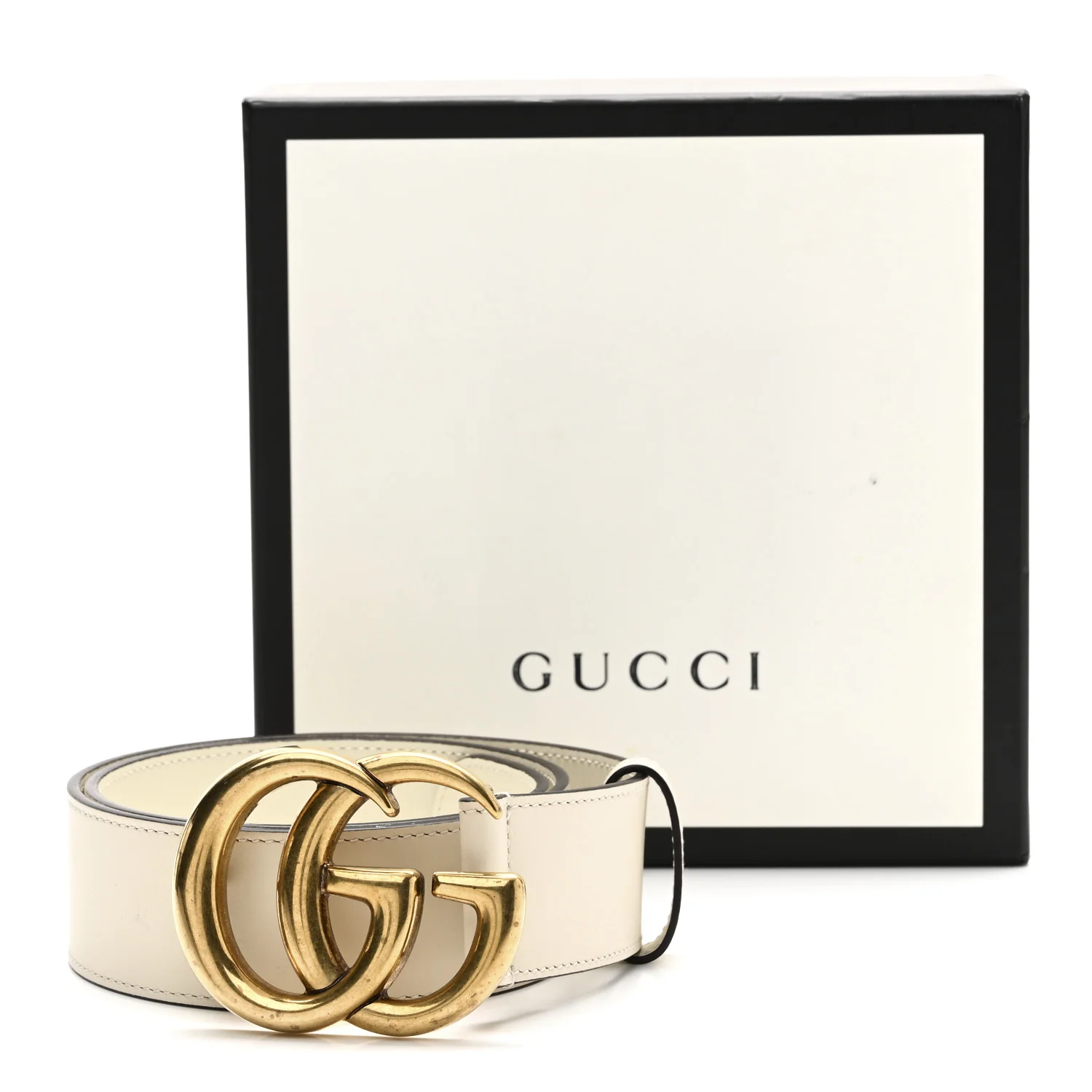 Calfskin Double G 40mm Belt 70 28 Mystic White - Image 6