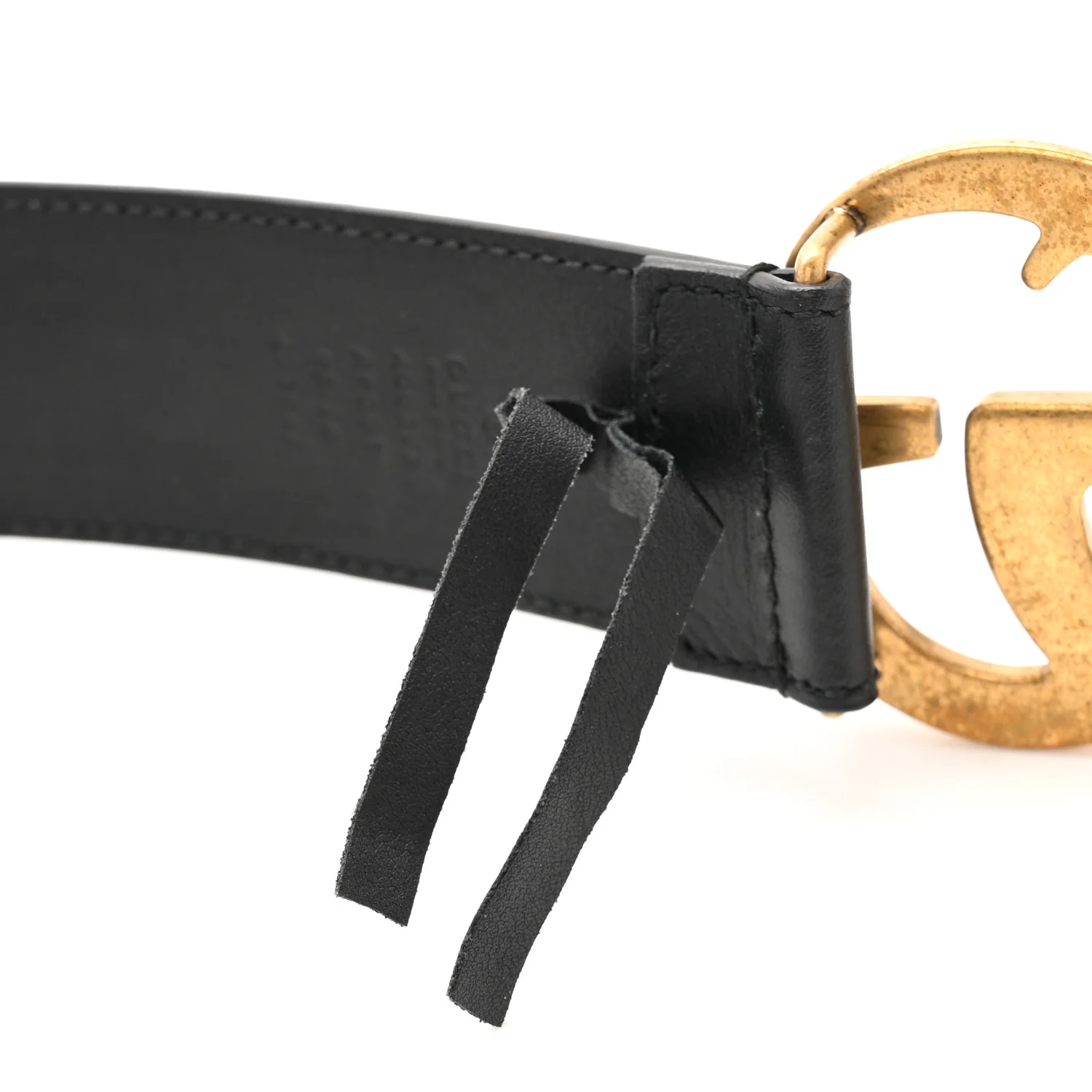 Calfskin Double G 40mm Belt 85 34 Black - Image 6
