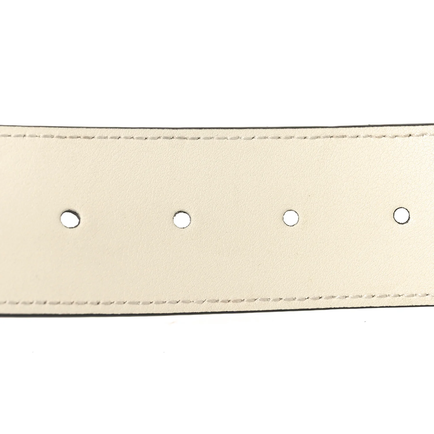 Calfskin Double G 40mm Belt 85 34 Mystic White - Image 4