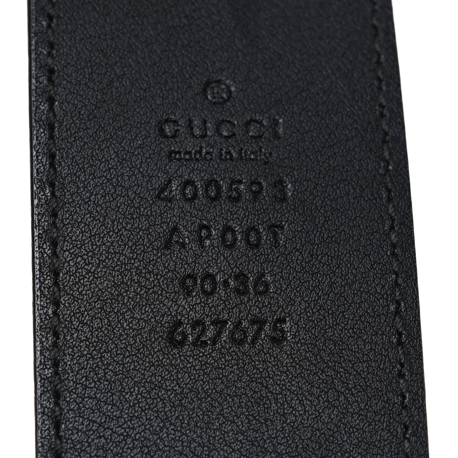 Calfskin Double G 40mm Belt 90 36 Black - Image 5