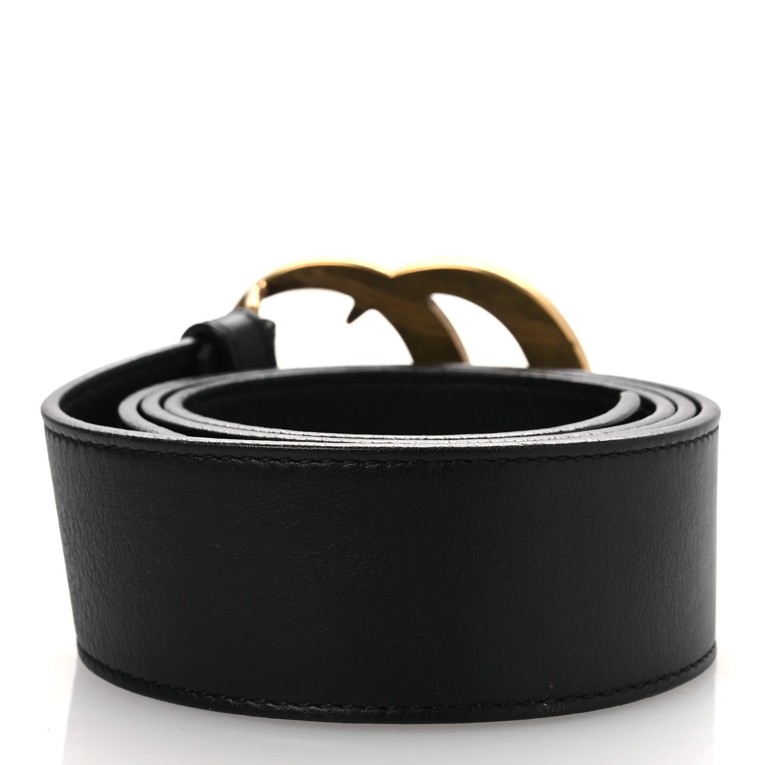 Calfskin Double G 40mm Belt 90 36 Black - Image 2